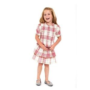 Baby Girl Short Sleeve Top Shirt & Skirt 2-Piece Set Size 18M